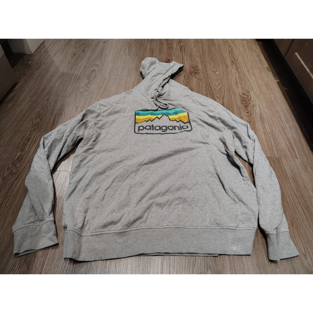 Patagonia Organic Cotton Hoodie Sweatshirt Pullover Mens XL